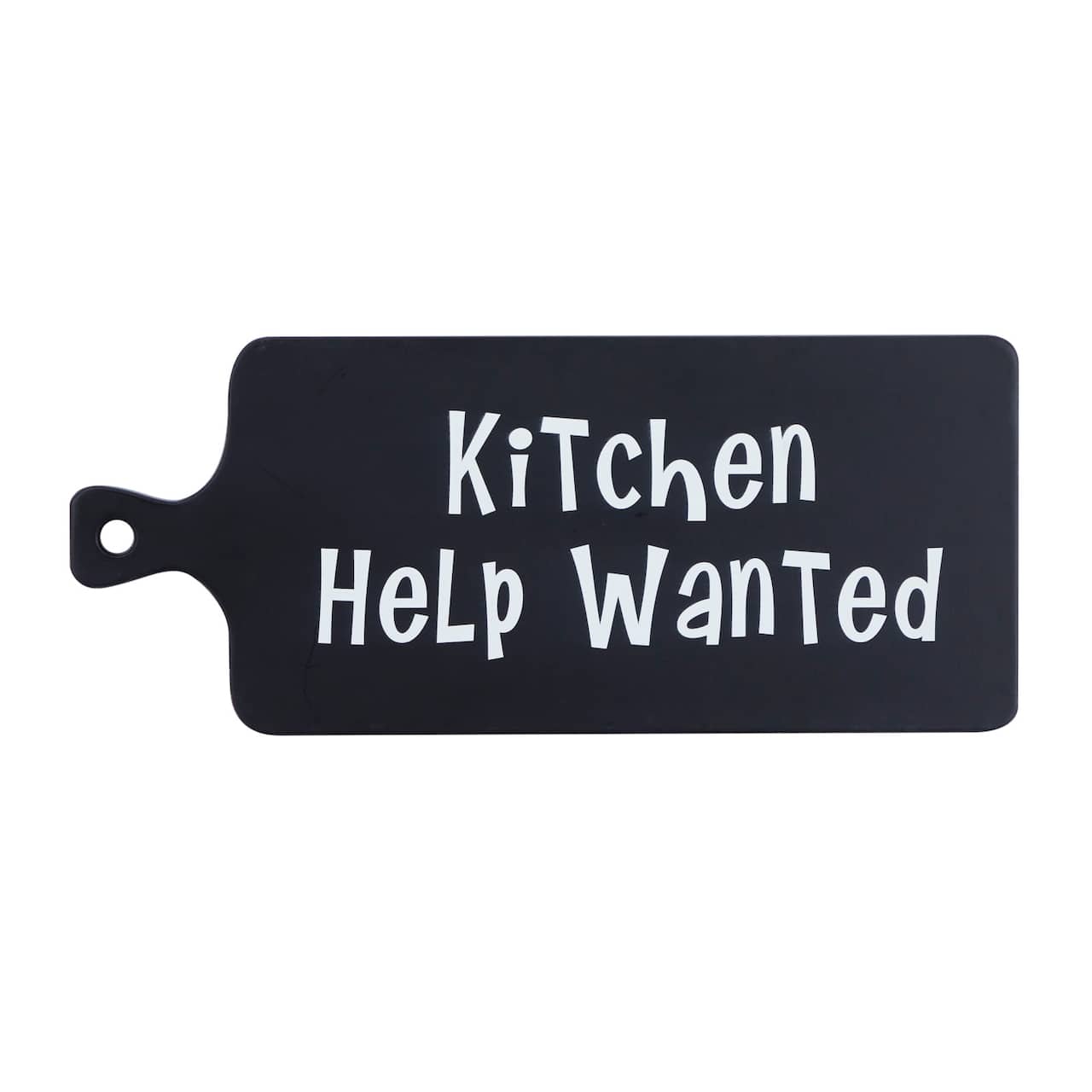 Black MDF Modern Farmhouse Wall Decor, 10" x 24" x 1"